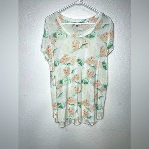 DE Collection Short Sleeved Floral Shirt
